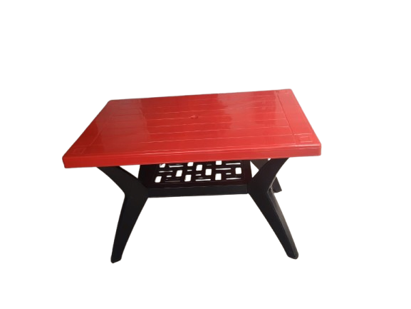 Plastic Dining Table - Red